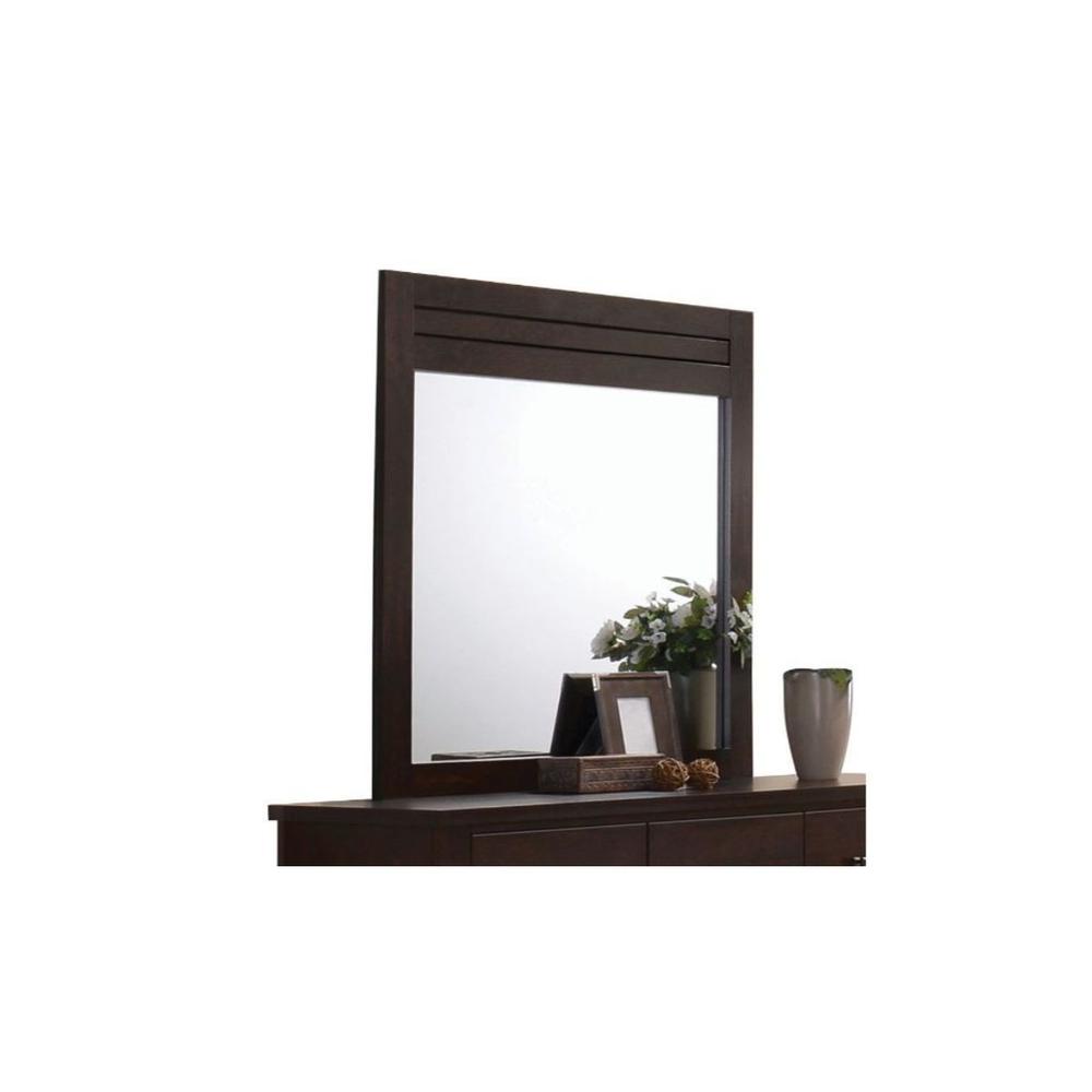 Mahogany Rectangle Dresser Mirror. Picture 4