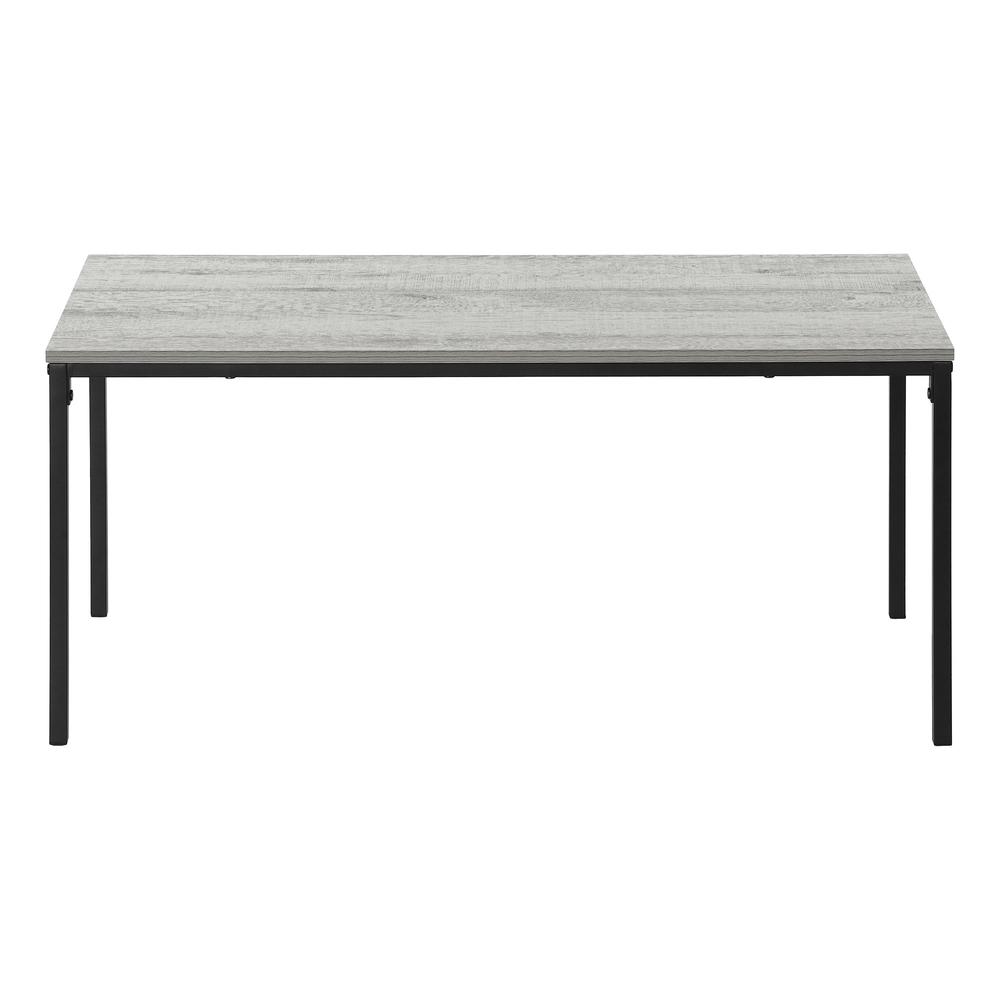 40" Grey And Black Rectangular Coffee Table. Picture 2