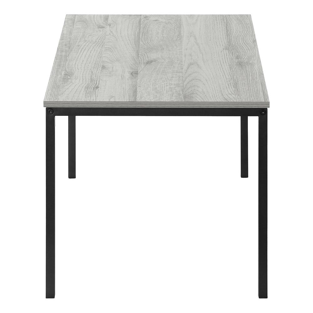40" Grey And Black Rectangular Coffee Table. Picture 3