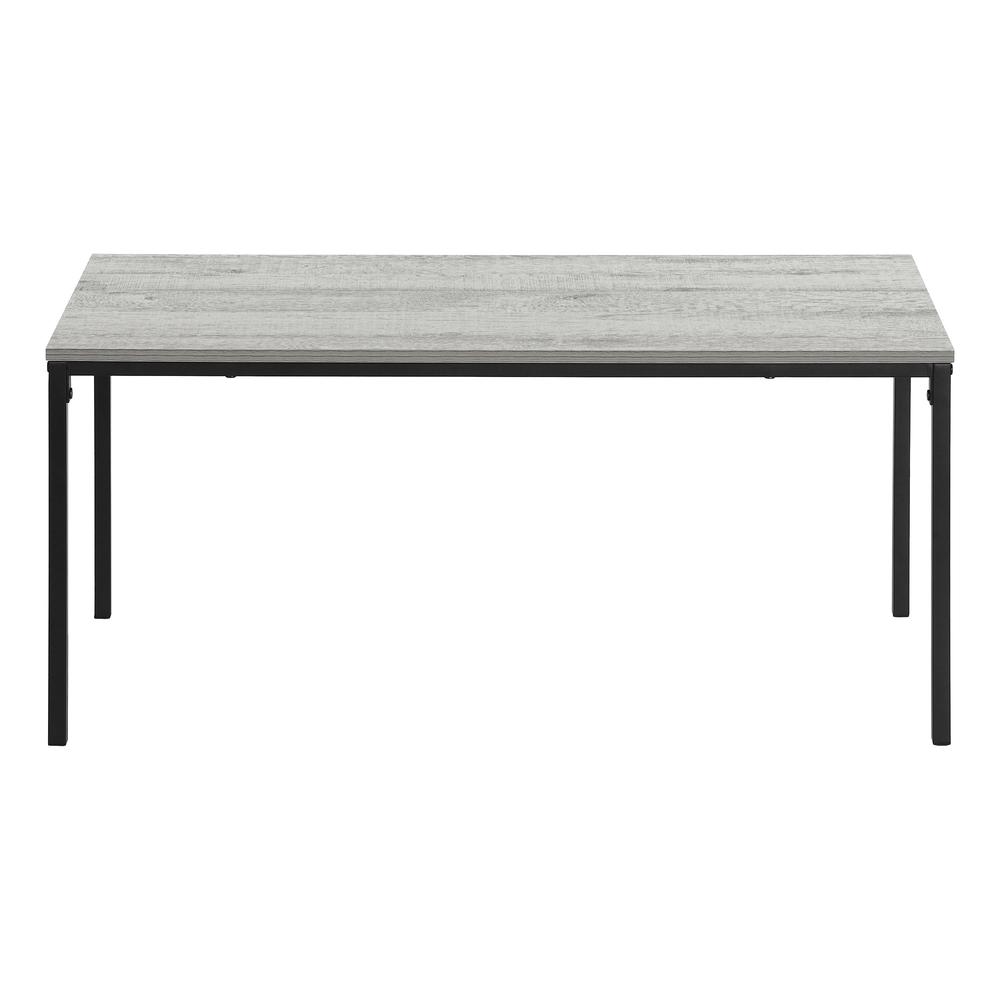 40" Grey And Black Rectangular Coffee Table. Picture 4