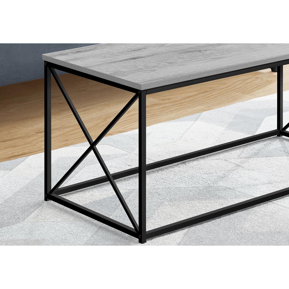 41" Grey Rectangular Coffee Table. Picture 4