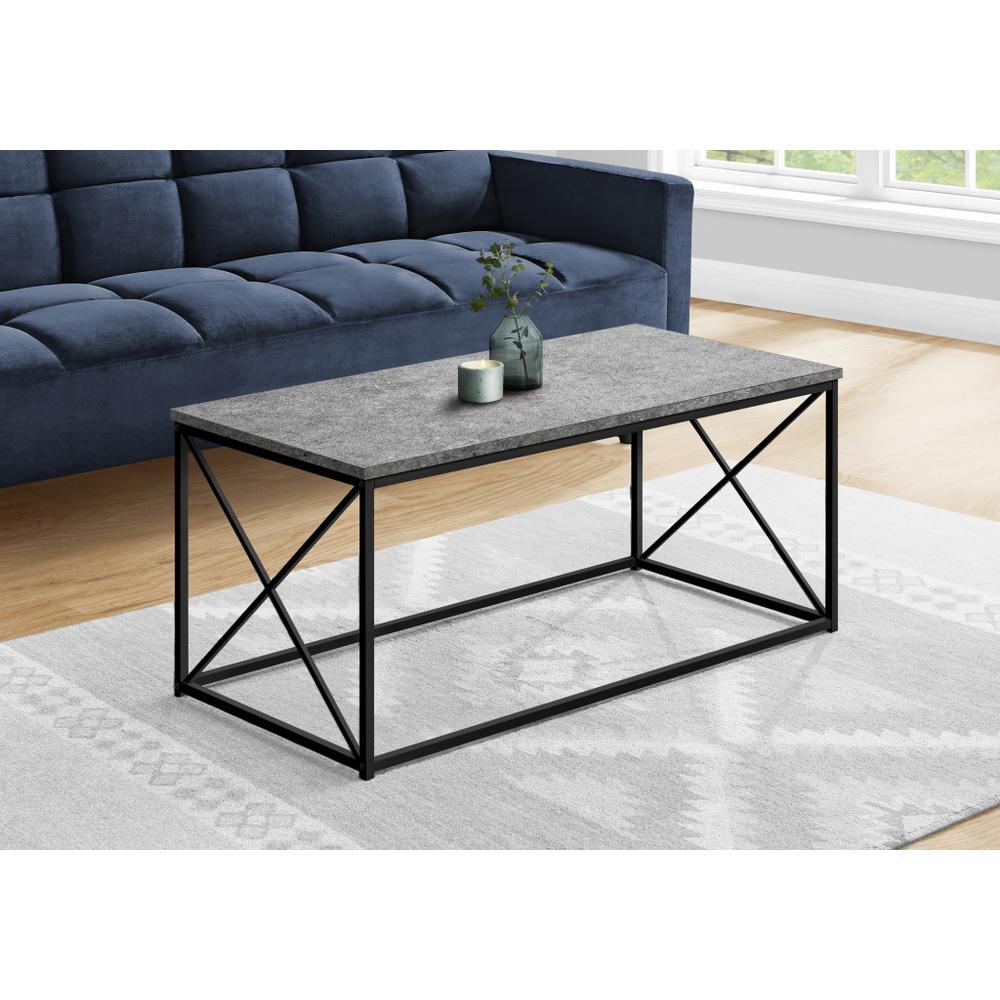 41" Grey Rectangular Coffee Table. Picture 3