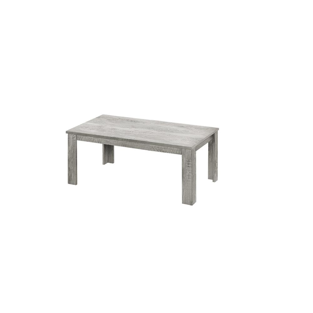 Set Of Three 44" Gray Rectangular Coffee Table. Picture 1