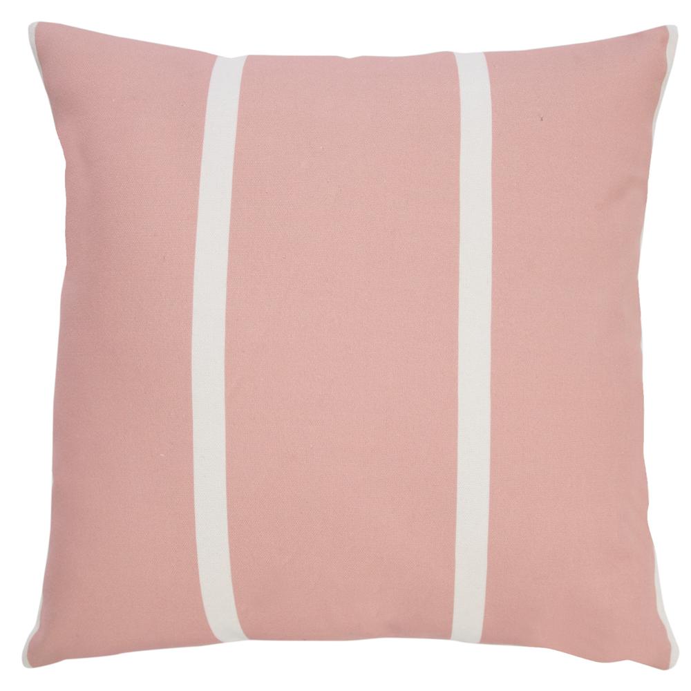 20" X 20" Pink Zippered Geometric Indoor Outdoor Throw Pillow. Picture 5