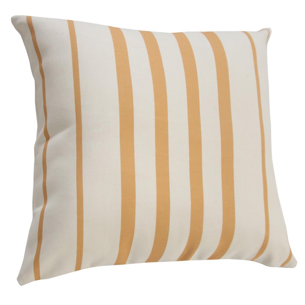 20" X 20" Yellow Zippered Geometric Indoor Outdoor Throw Pillow. Picture 3