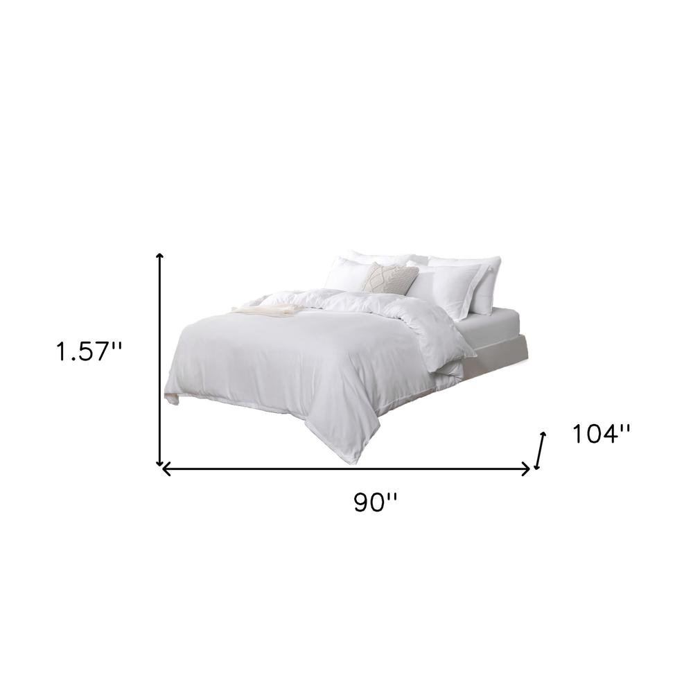 White King Microfiber 1400 Thread Count Machine Washable Duvet Cover Set. Picture 4