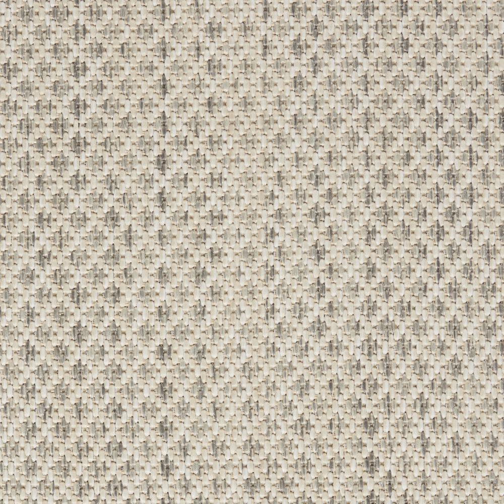 8' x 10' Ivory Geometric Power Loom Area Rug. Picture 9