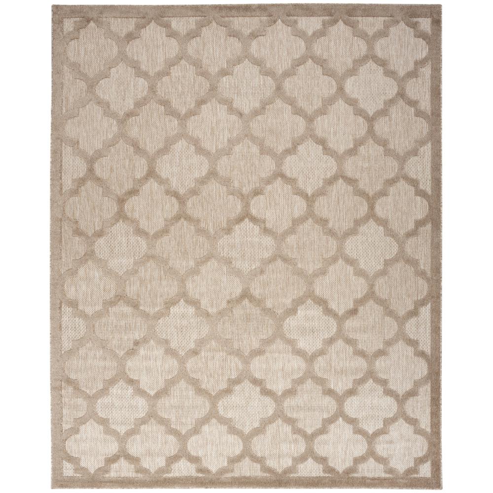 7' X 10' Beige Geometric Flatweave Area Rug. Picture 1