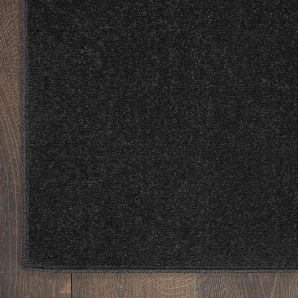 8' X 11' Black Power Loom Area Rug. Picture 7