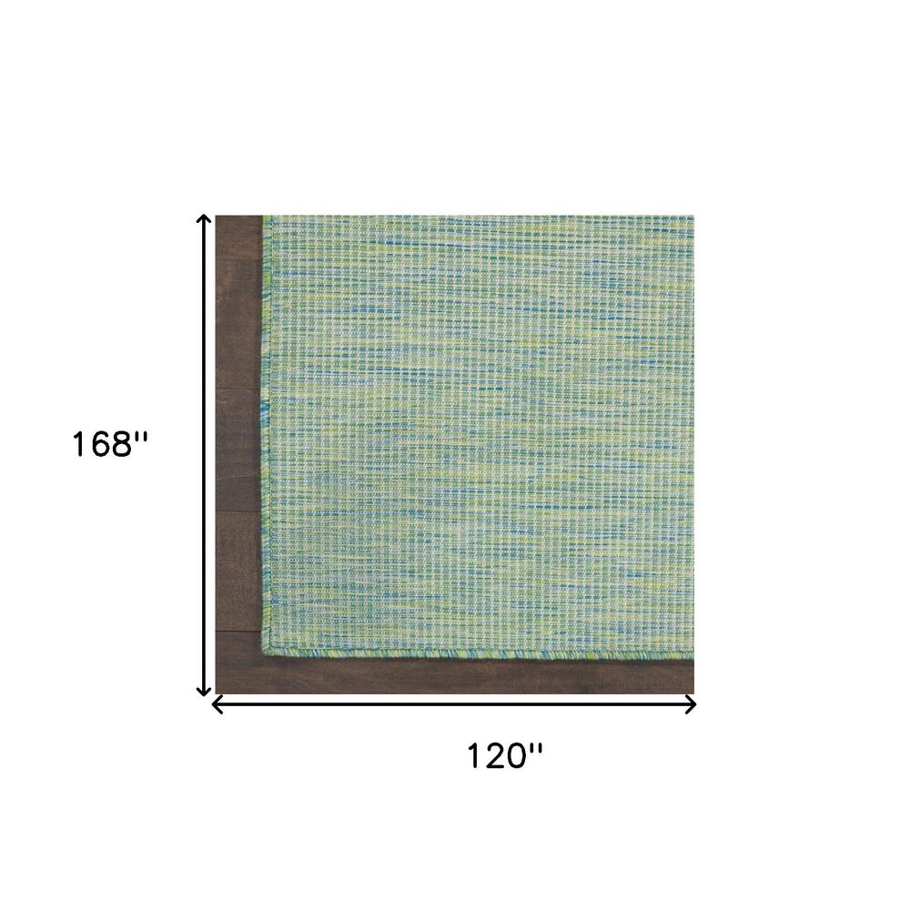 10' X 14' Blue Power Loom Area Rug. Picture 8