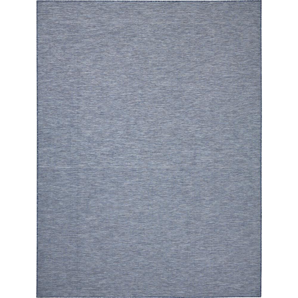 9' X 12' Navy Blue Power Loom Area Rug. Picture 1