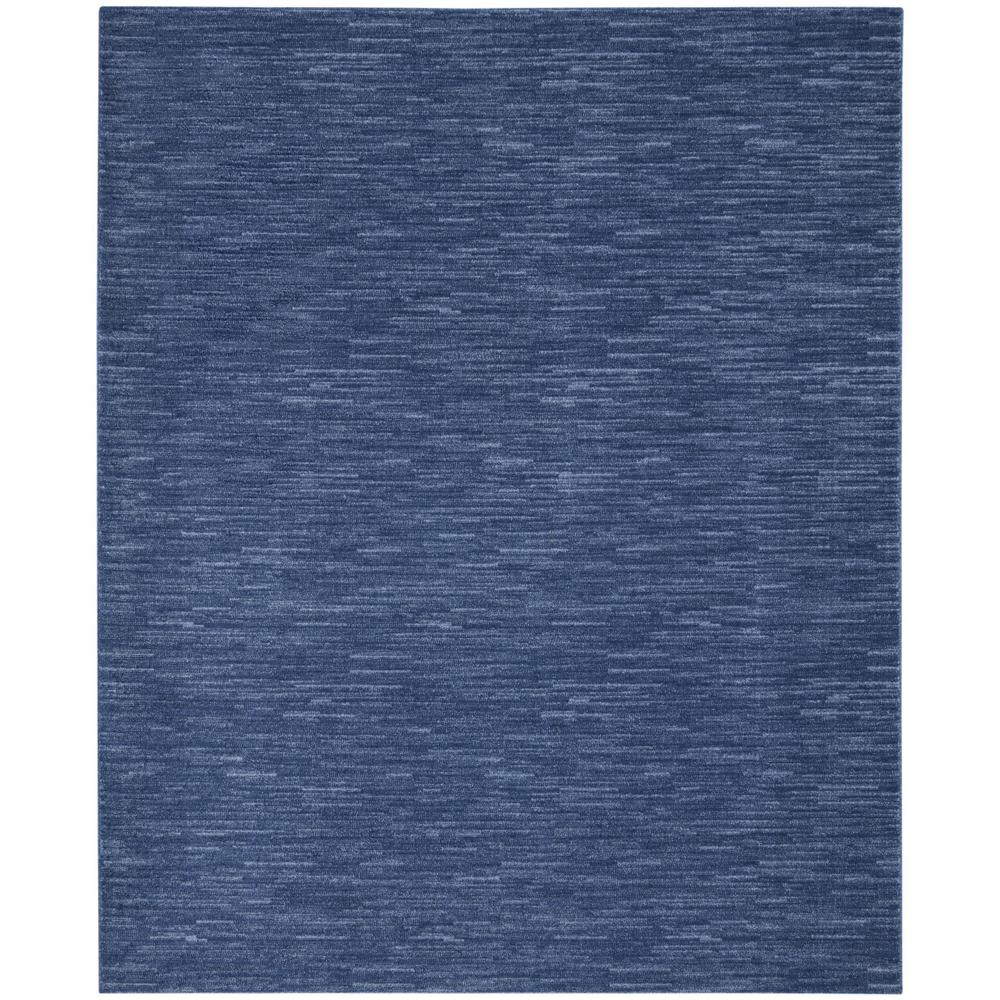8' X 11' Navy Blue Power Loom Area Rug. Picture 1