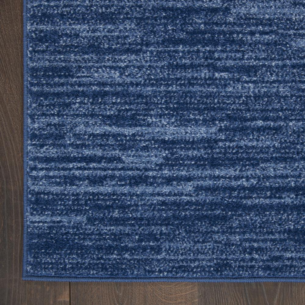 8' X 11' Navy Blue Power Loom Area Rug. Picture 5