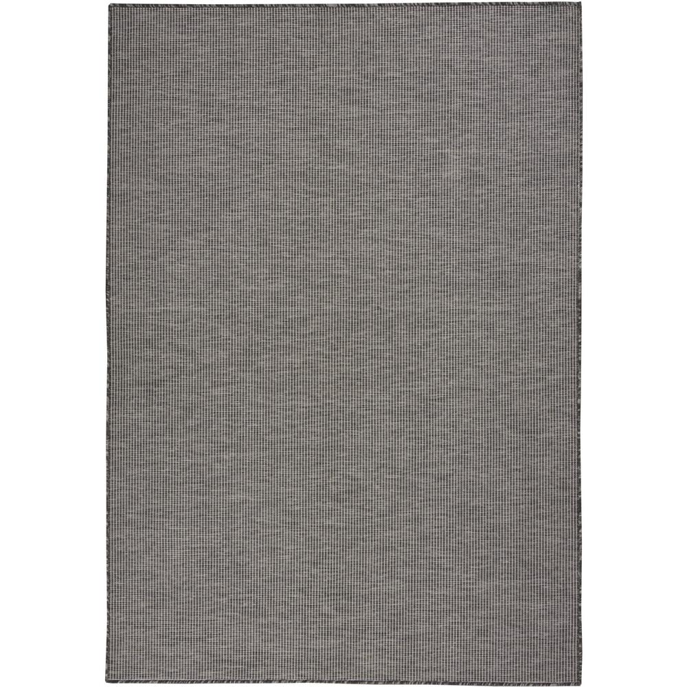 5' X 7' Charcoal Power Loom Area Rug. Picture 1