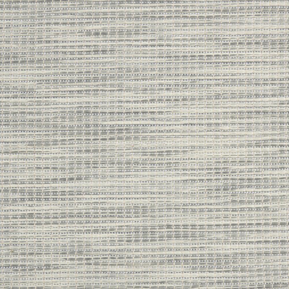 8' Gray Round Power Loom Area Rug. Picture 9