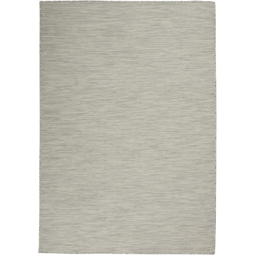 5' X 7' Gray Power Loom Area Rug. Picture 1