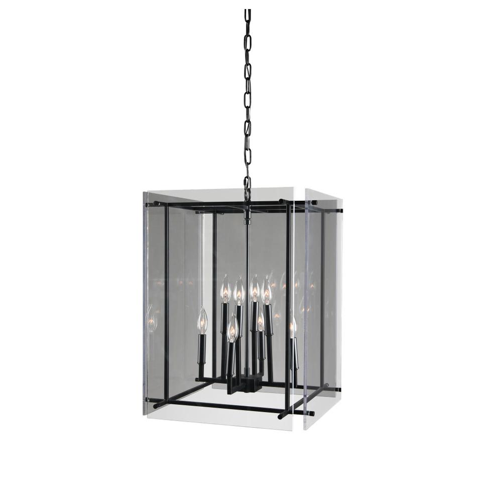 Chandelier Eight Light Acrylic Dimmable Ceiling Light. Picture 1
