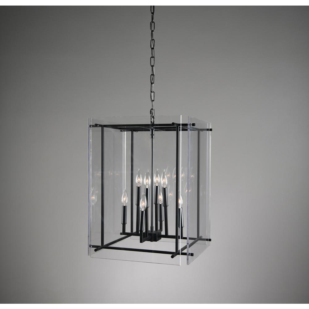 Chandelier Eight Light Acrylic Dimmable Ceiling Light. Picture 3