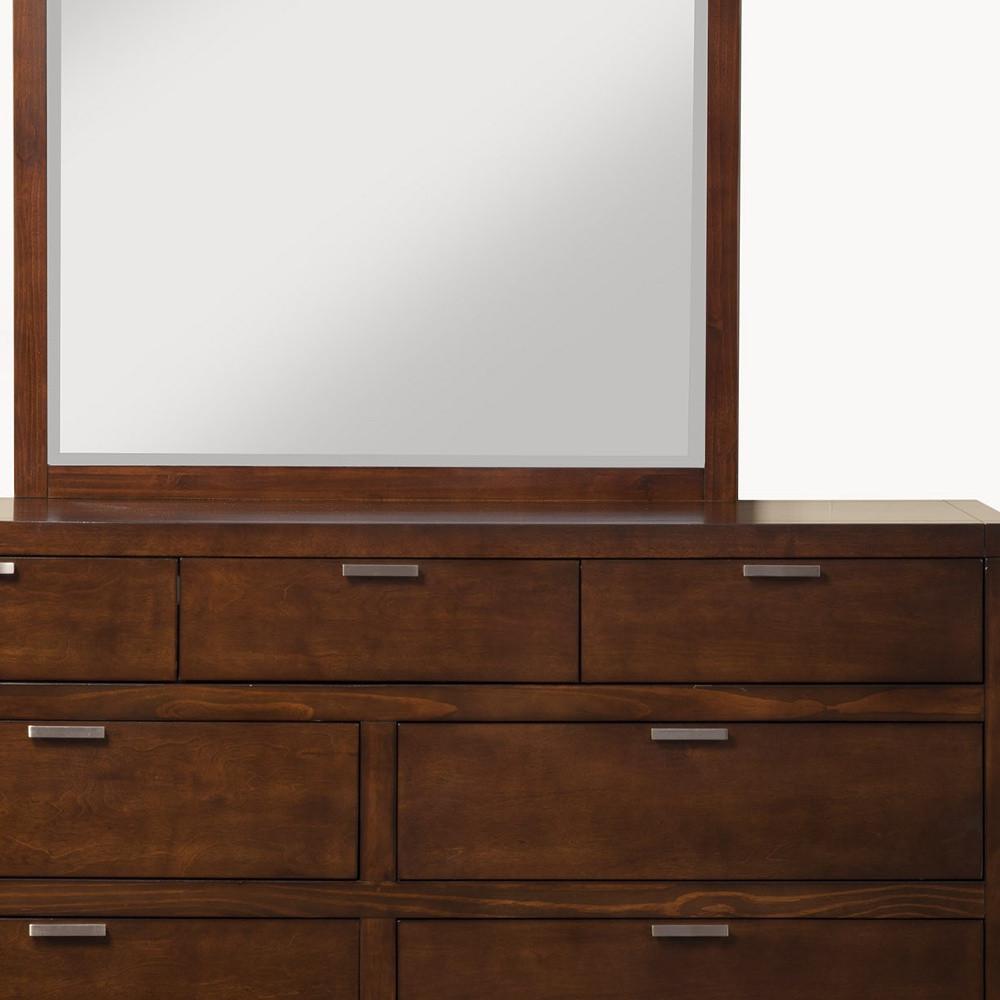 63" Brown Solid Wood Seven Drawer Double Dresser. Picture 5