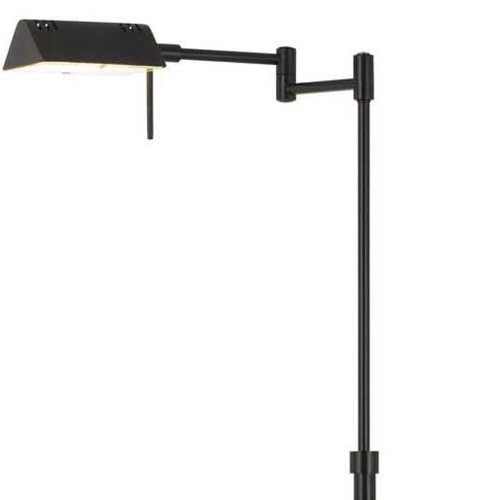 61" Bronze Adjustable Swing Arm Floor Lamp. Picture 5