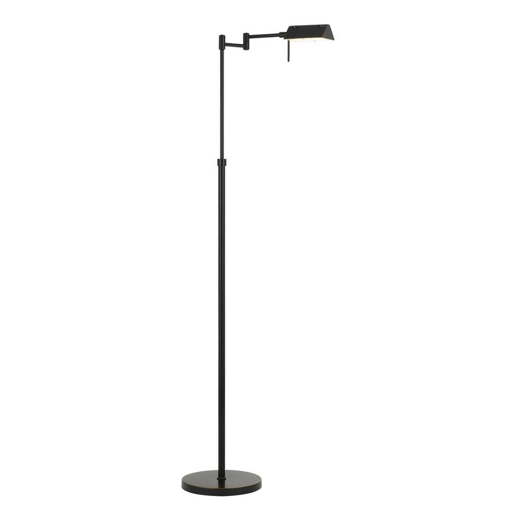 61" Bronze Adjustable Swing Arm Floor Lamp. Picture 2