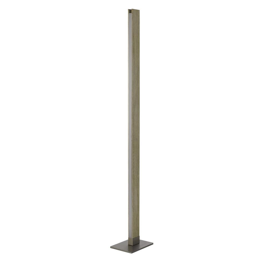 61" Brown Led Traditional Shaped Floor Lamp. Picture 2