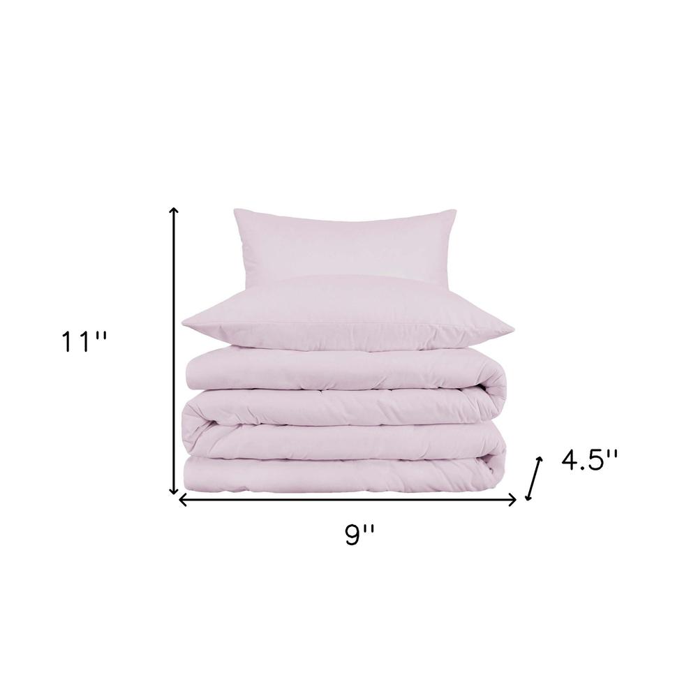 Lilac King Cotton Blend 1000 Thread Count Washable Duvet Cover Set. Picture 4