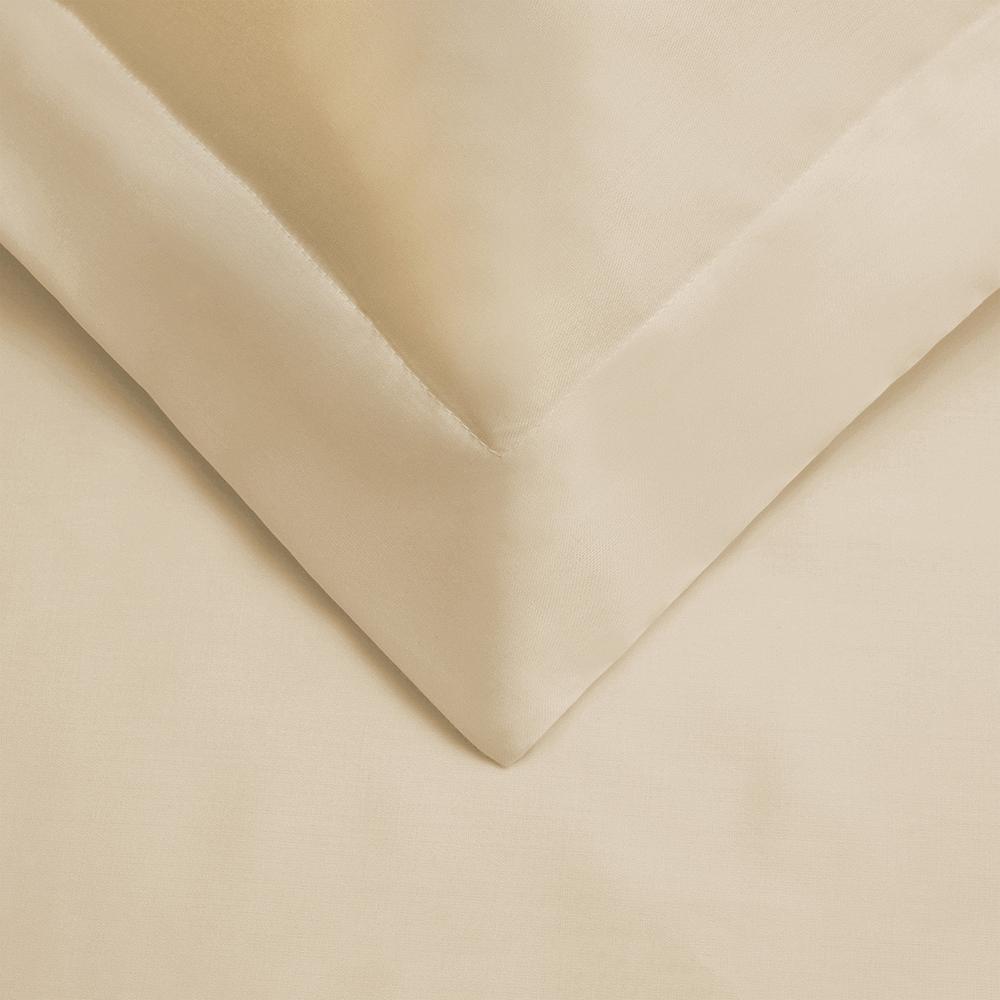 Ivory Queen Cotton Blend 300 Thread Count Washable Duvet Cover Set. Picture 3