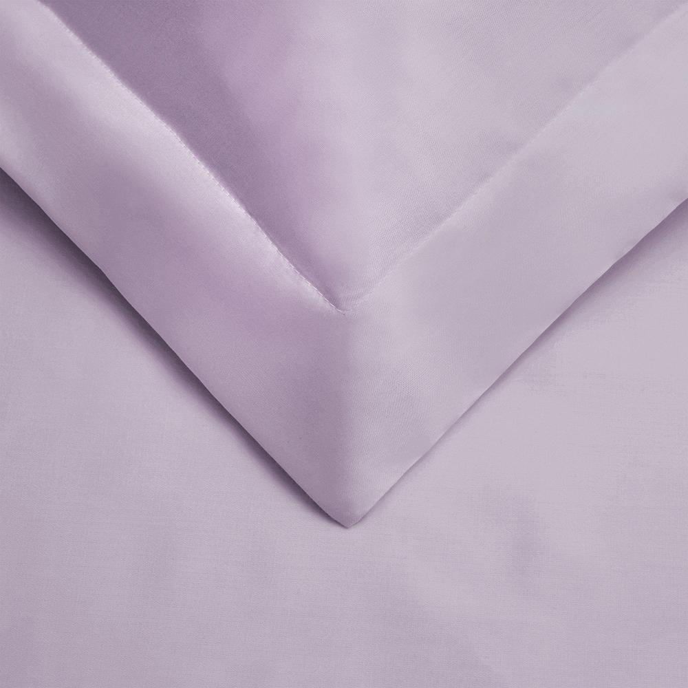 Pink Lavender King Cotton Blend 300 Thread Count Washable Duvet Cover Set. Picture 3