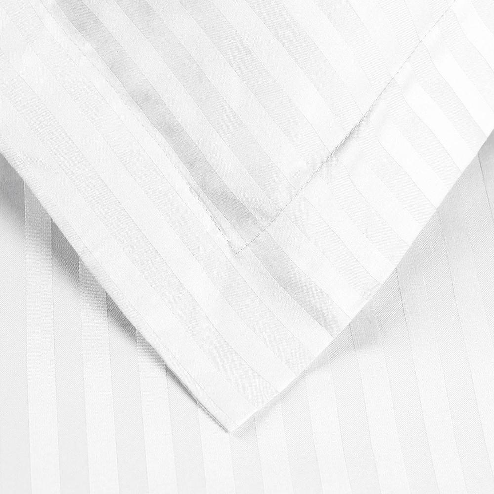 White Queen Cotton Blend 400 Thread Count Washable Duvet Cover Set. Picture 4