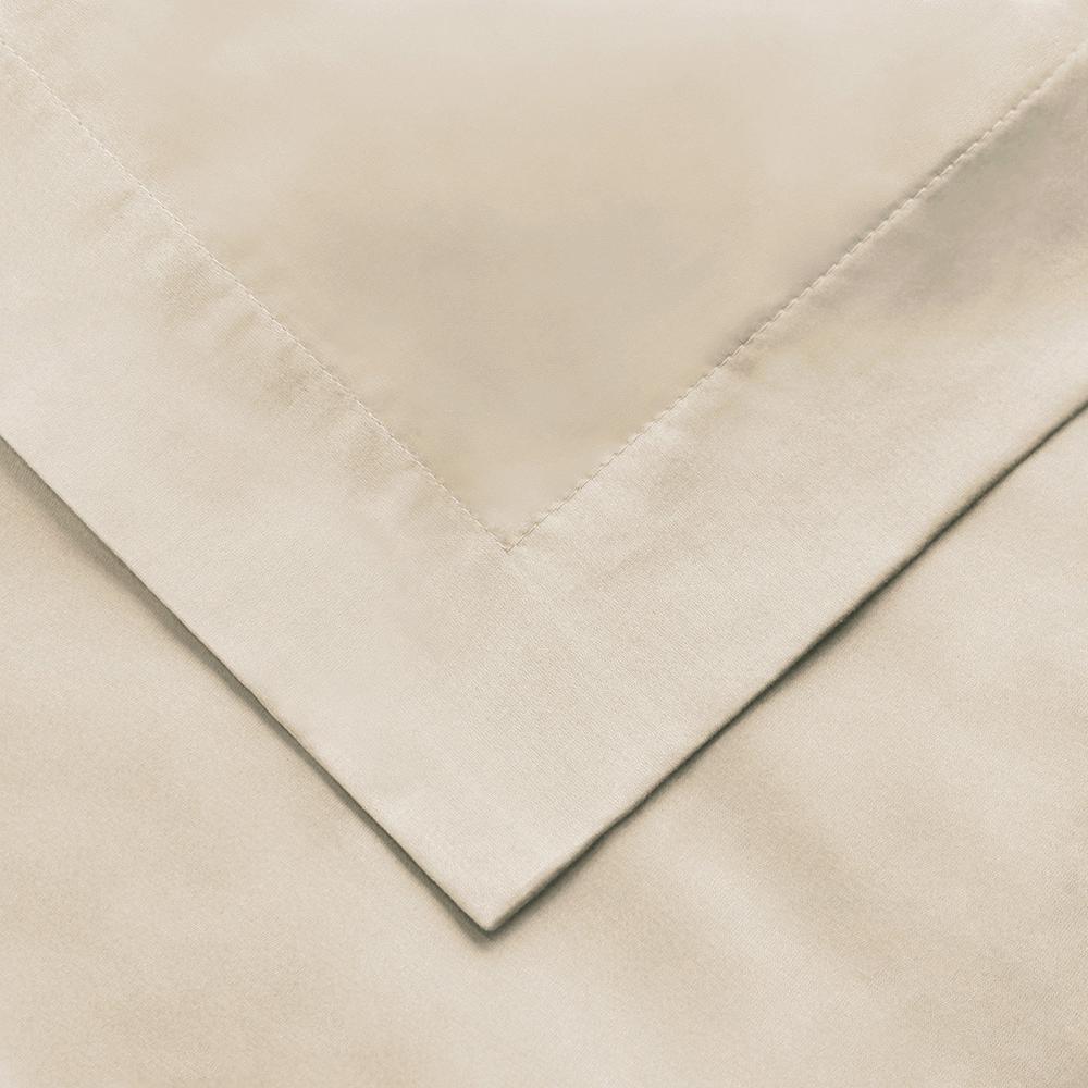 Ivory Queen Cotton Blend 650 Thread Count Washable Duvet Cover Set. Picture 4