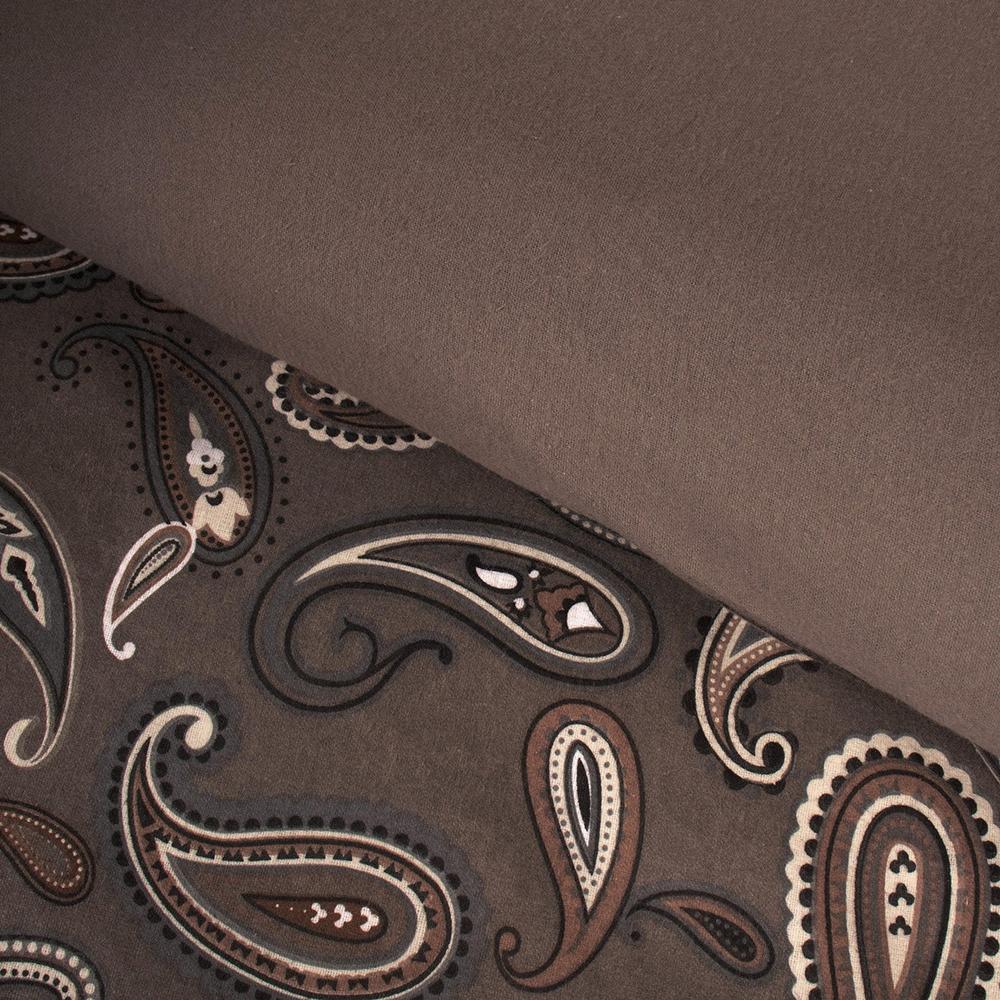 Charcoal Queen Cotton Blend 0 Thread Count Washable Duvet Cover Set. Picture 2