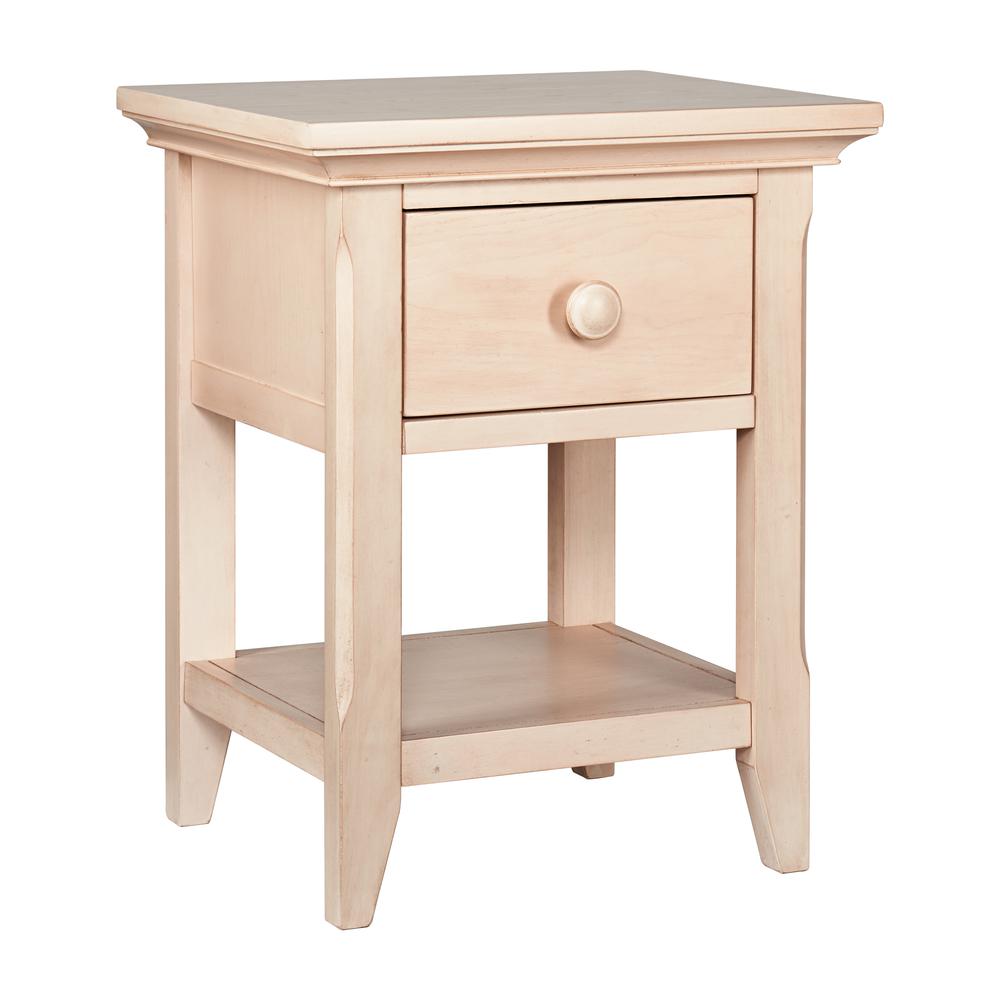 24" Sand One Drawer Nightstand. Picture 2
