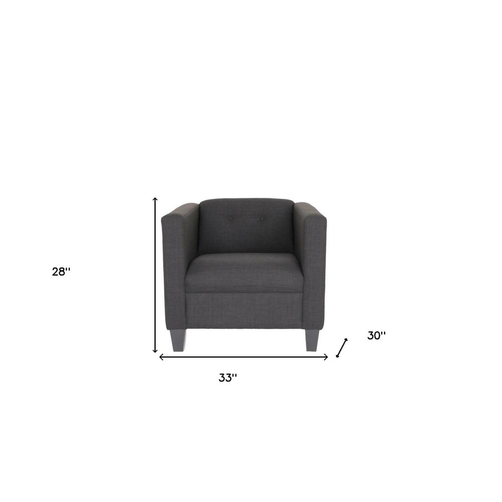 Two Piece Black Four Person Seating Set. Picture 8
