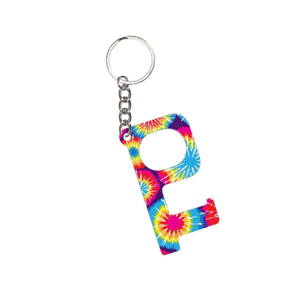 Tie Dye Hands-Free Keychain. The main picture.