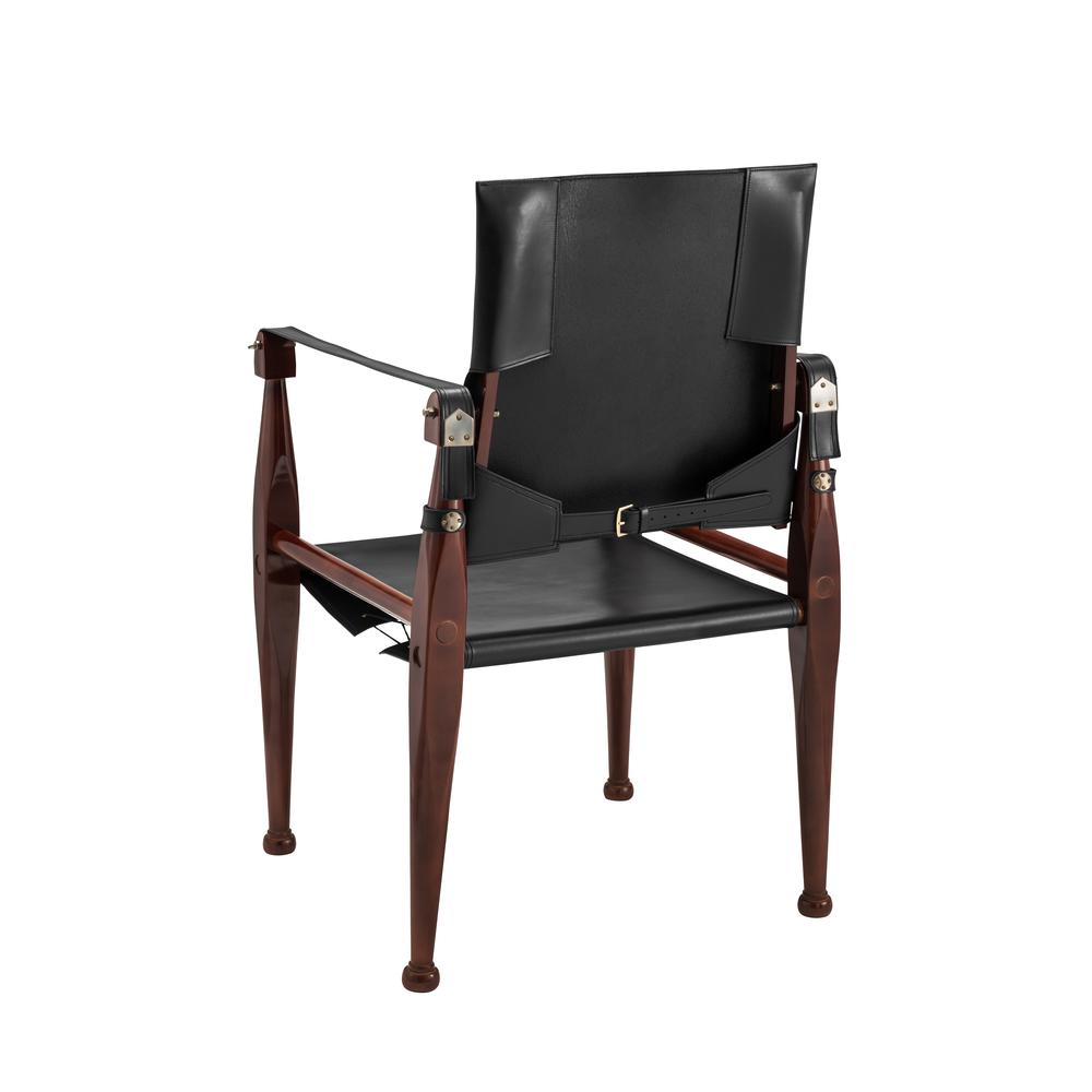 Bridle Leather Campaign Chair. Picture 6