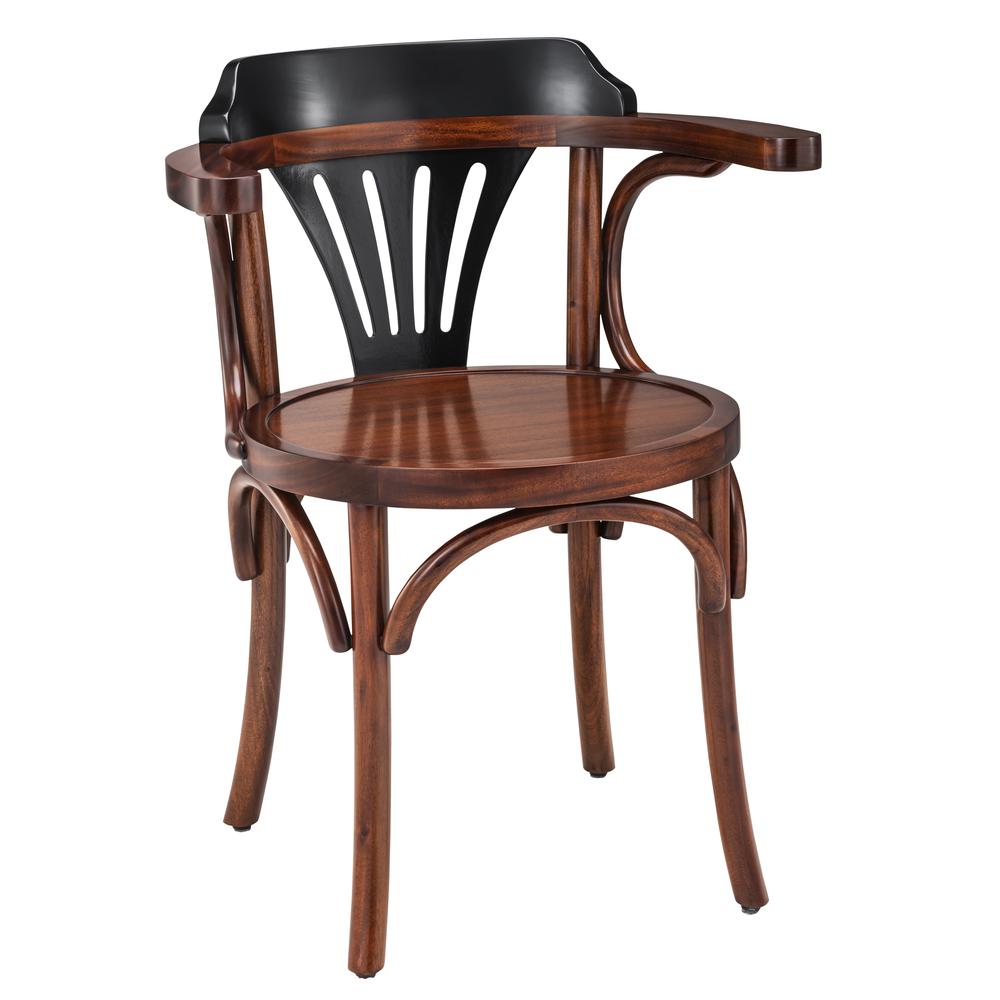 Navy Chair, Black/Honey. Picture 1