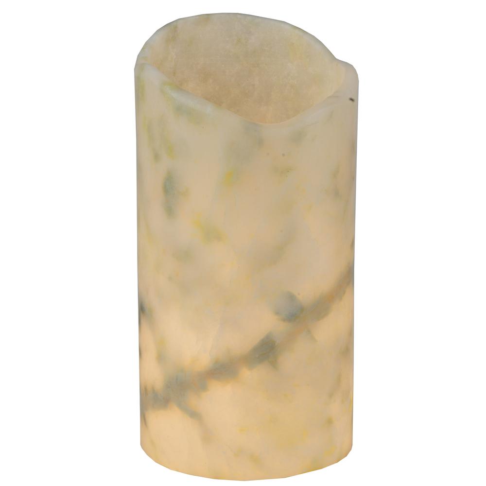 4"W Cylindre Light Green Jadestone Shade. Picture 1