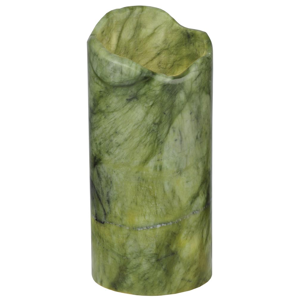 3.5"W Cylindre Green Jadestone Shade. Picture 1