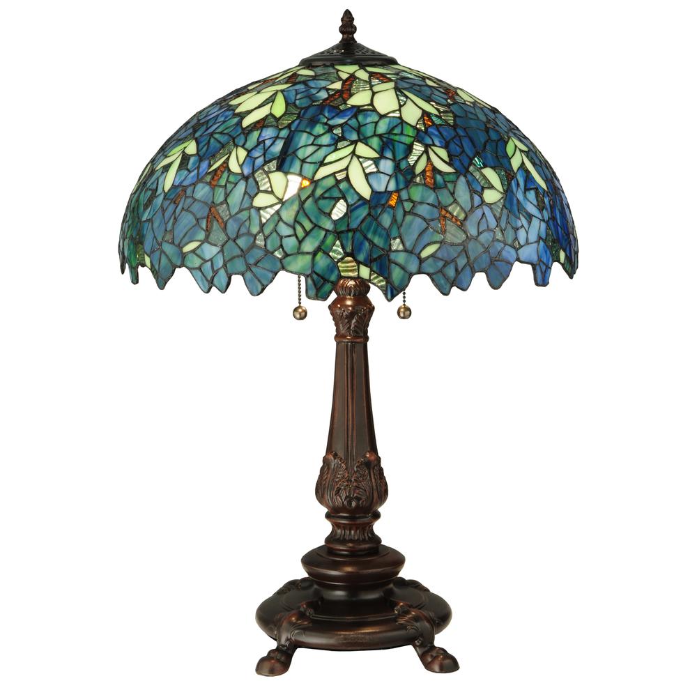 26"H Nightfall Wisteria Table Lamp. Picture 1