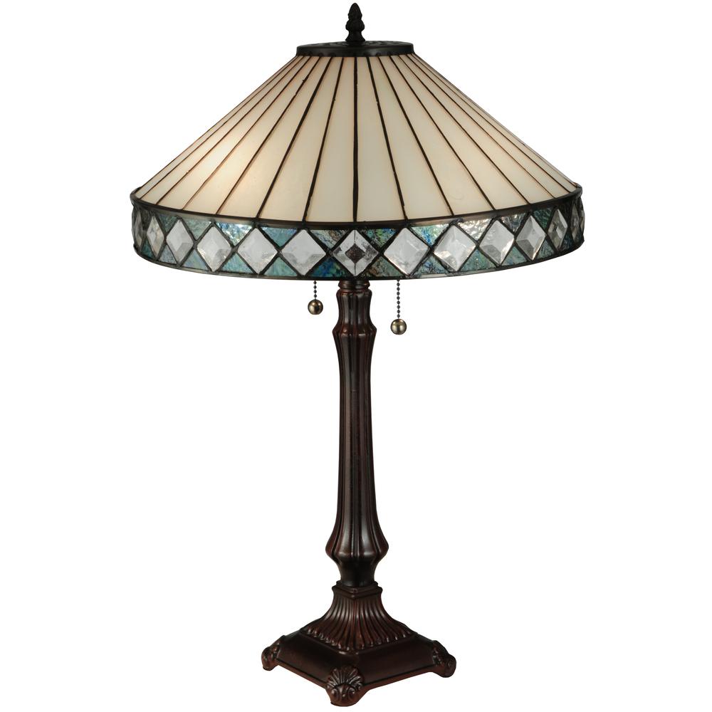 25"H Diamondring Table Lamp. Picture 1