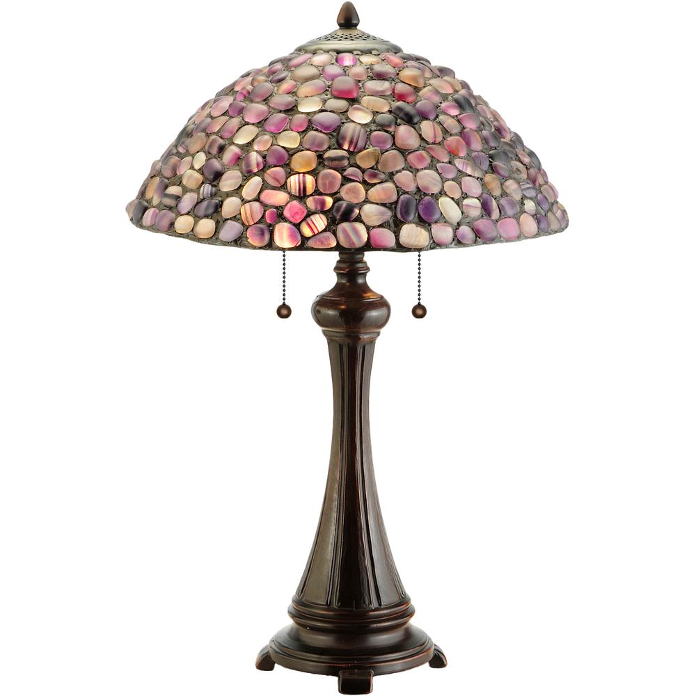 25"H Agata Purple Table Lamp. Picture 1