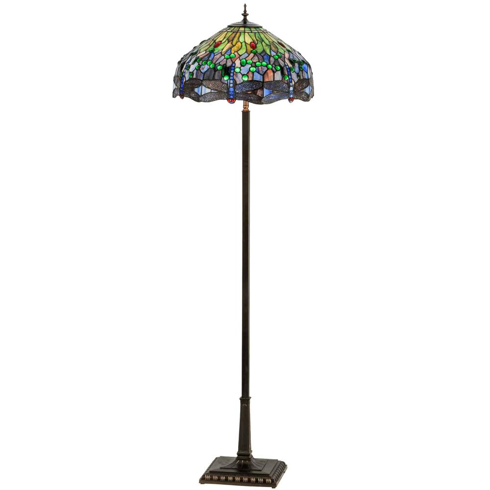 67"H Tiffany Hanginghead Dragonfly Floor Lamp 151154. Picture 1