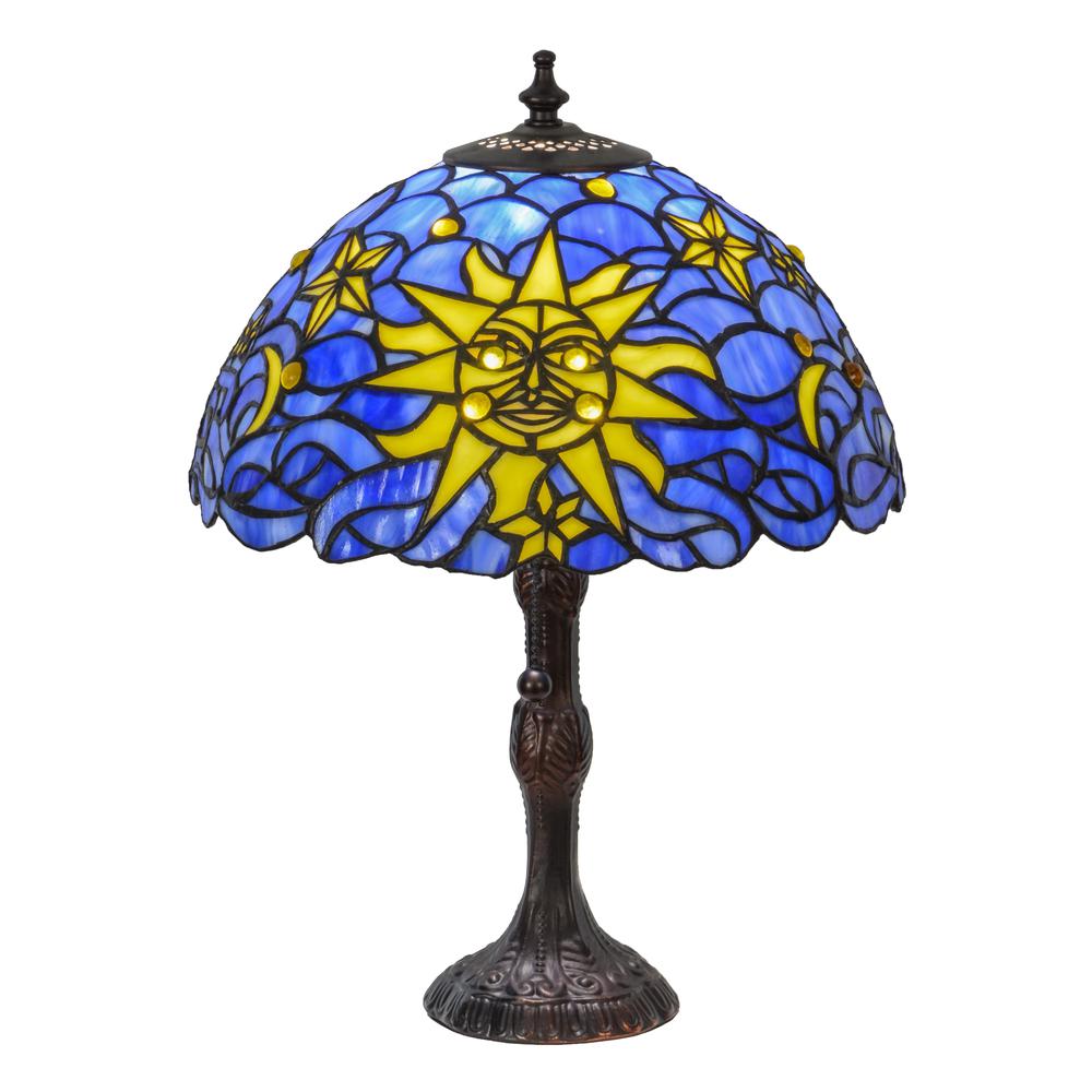 16.5" High Sun; Moon & Stars Table Lamp. Picture 1