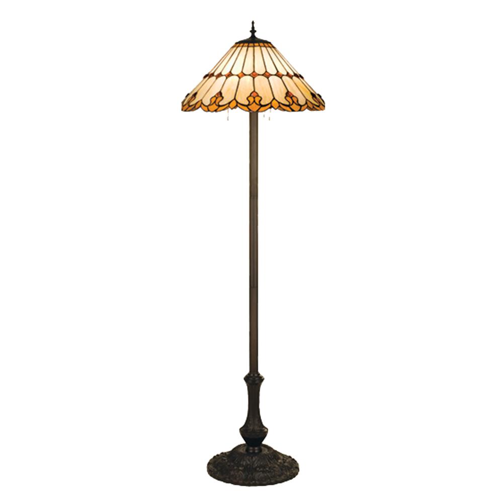 63"H Nouveau Cone Floor Lamp. Picture 1
