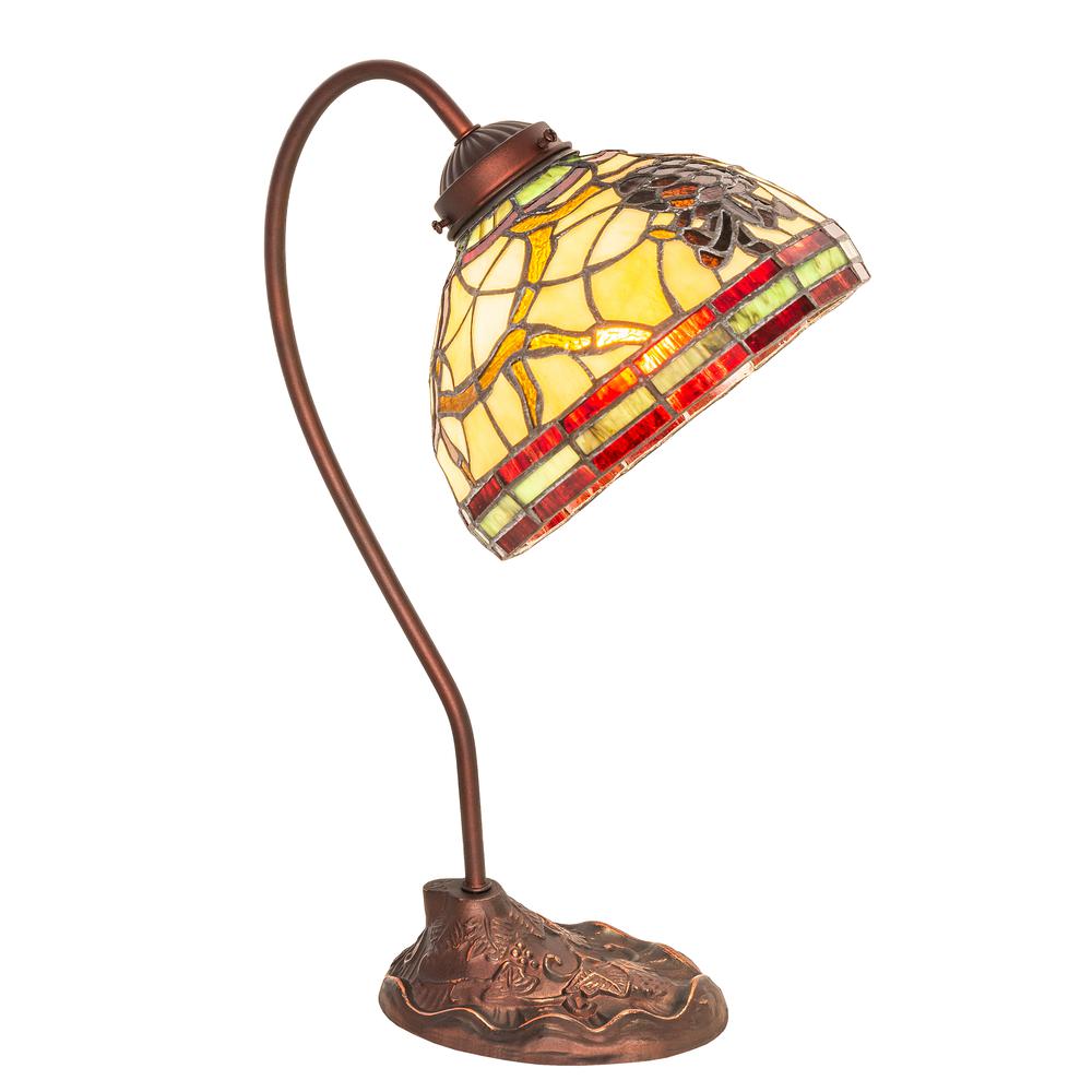 18" High Pinecone Desk Lamp. Picture 1