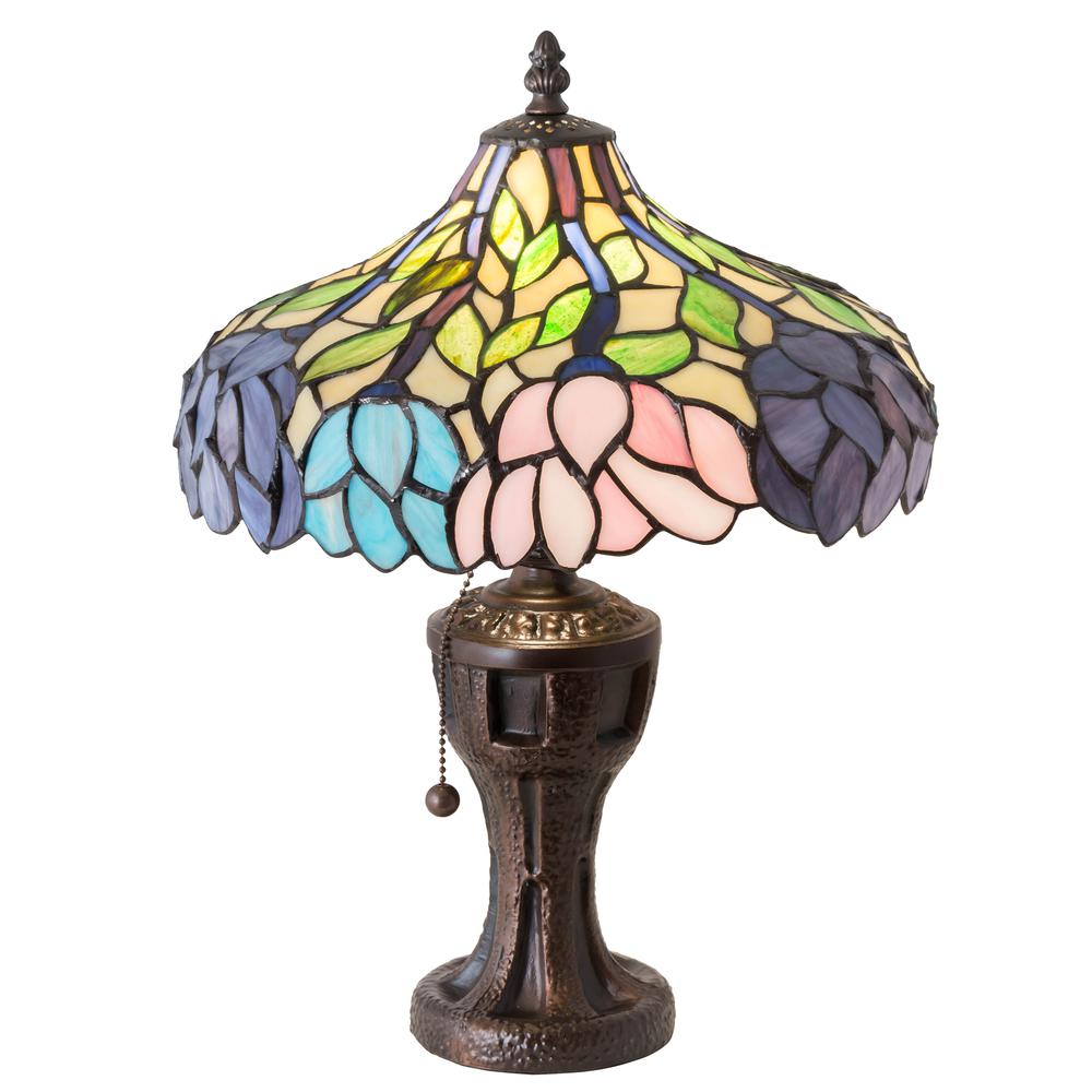 17" High Wisteria Table Lamp. Picture 1