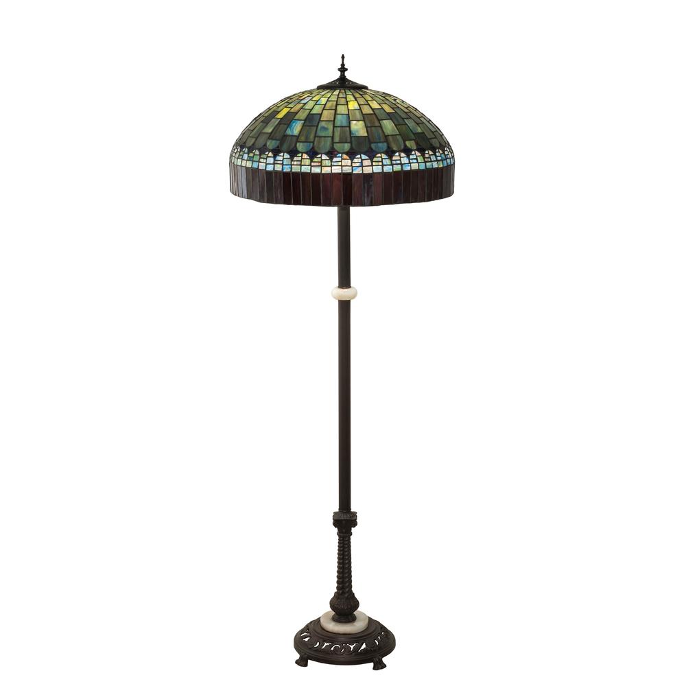 62" High Tiffany Candice Floor Lamp. Picture 1
