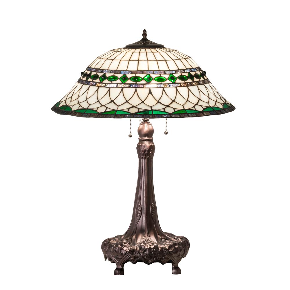 31" High Tiffany Roman Table Lamp. Picture 1