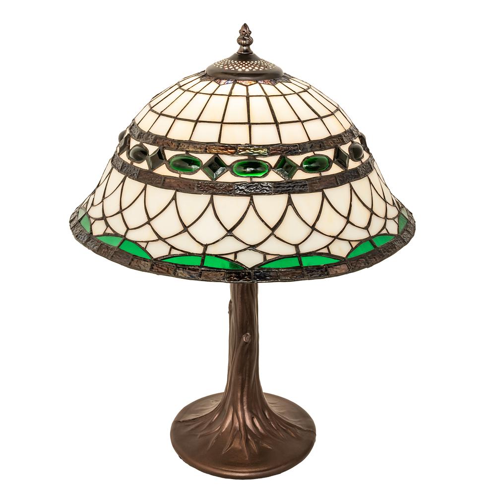 23" High Tiffany Roman Table Lamp. Picture 1